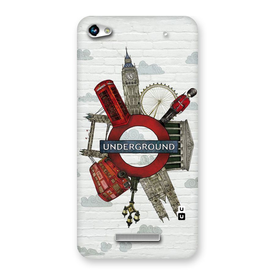 Underground Design Back Case for Micromax Hue 2