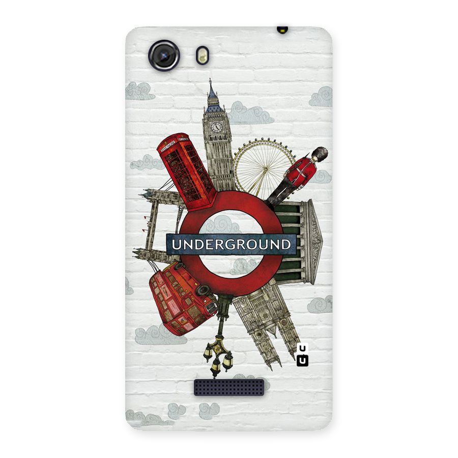 Underground Design Back Case for Micromax Unite 3