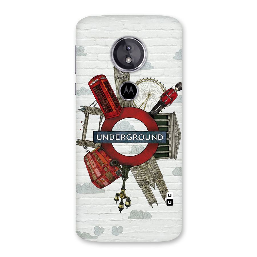 Underground Design Back Case for Moto E5