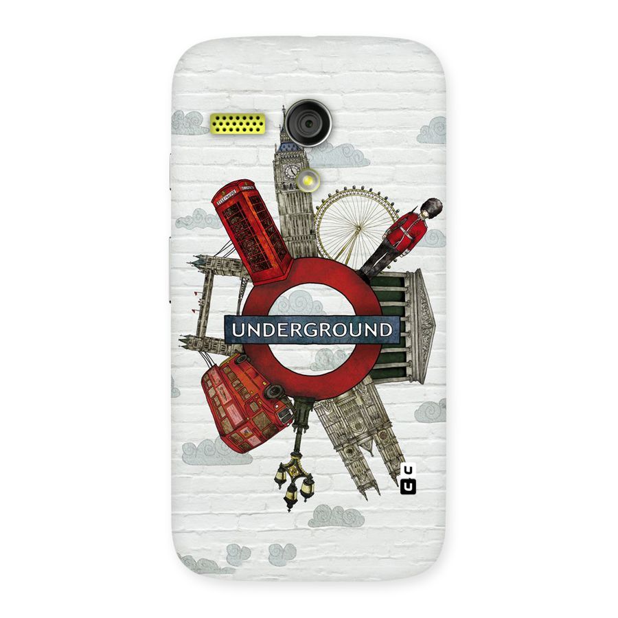 Underground Design Back Case for Moto G