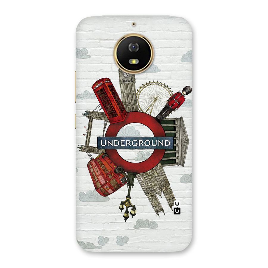 Underground Design Back Case for Moto G5s