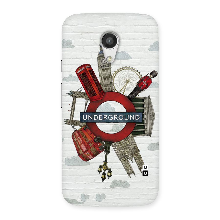 Underground Design Back Case for Moto G 2nd Gen