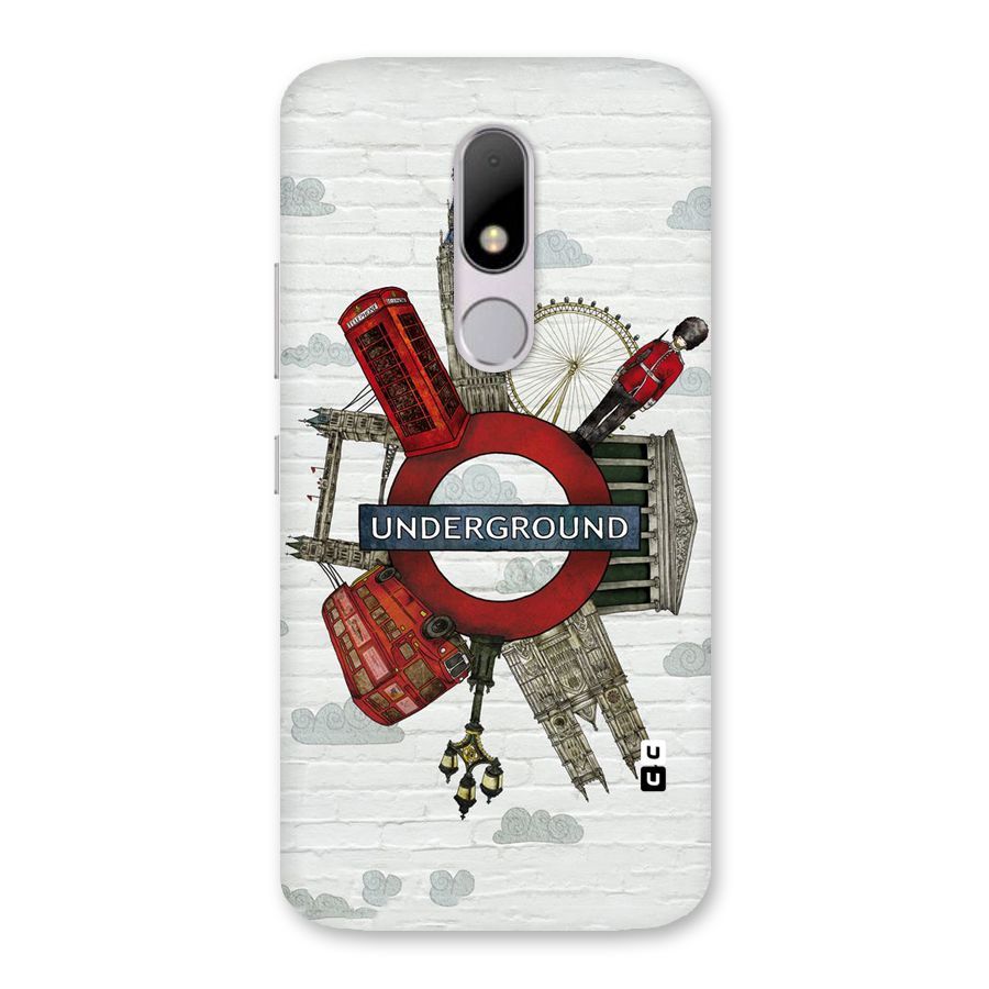 Underground Design Back Case for Moto M