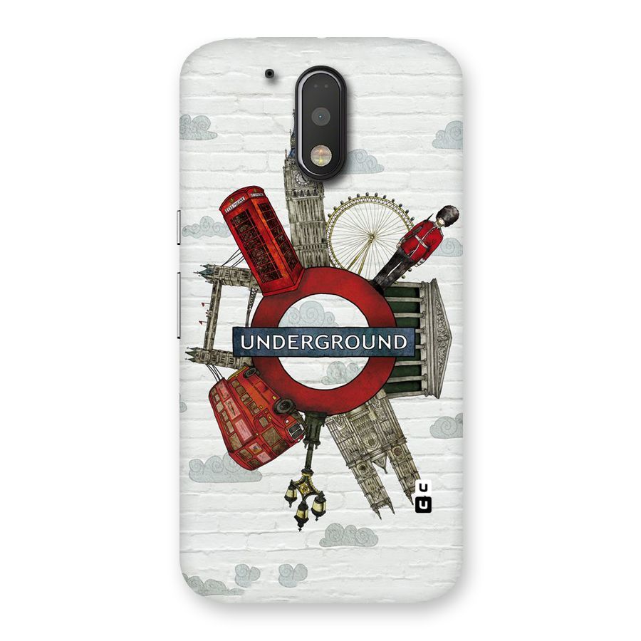 Underground Design Back Case for Motorola Moto G4 Plus