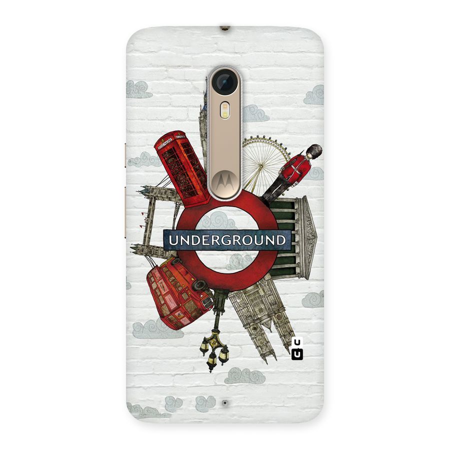 Underground Design Back Case for Motorola Moto X Style