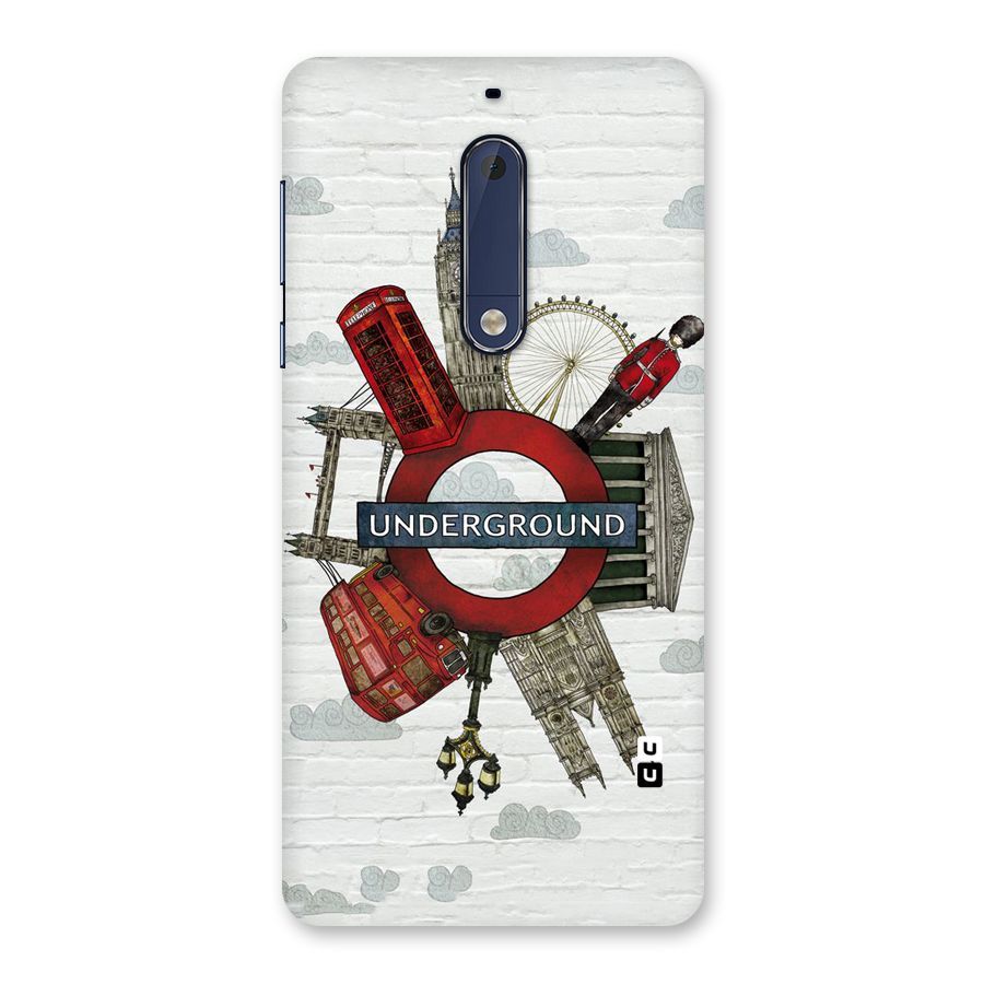 Underground Design Back Case for Nokia 5