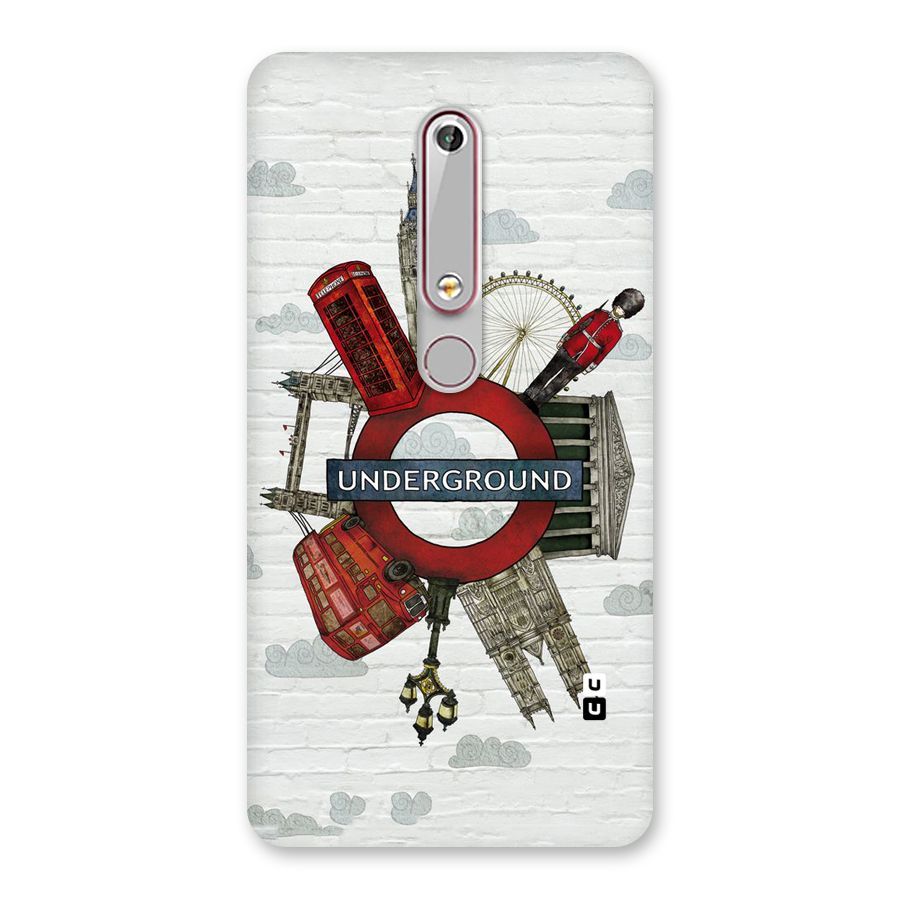 Underground Design Back Case for Nokia 6.1
