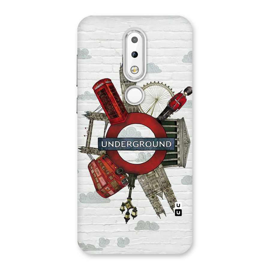 Underground Design Back Case for Nokia 6.1 Plus