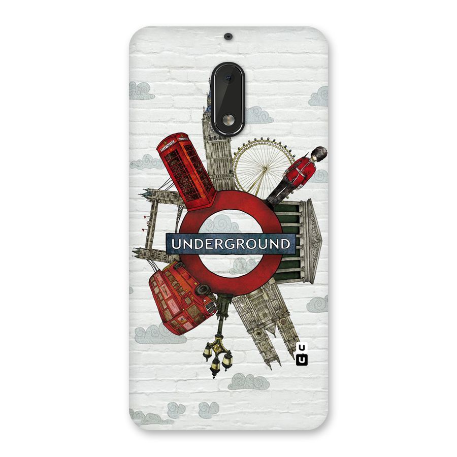 Underground Design Back Case for Nokia 6