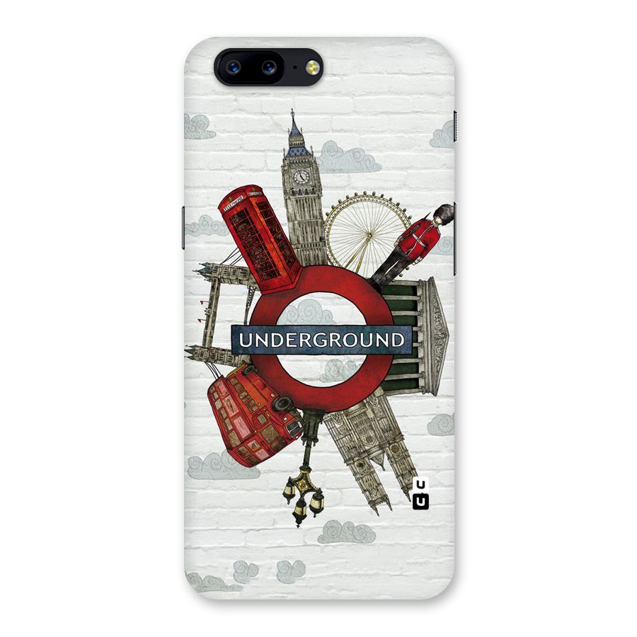 Underground Design Back Case for OnePlus 5