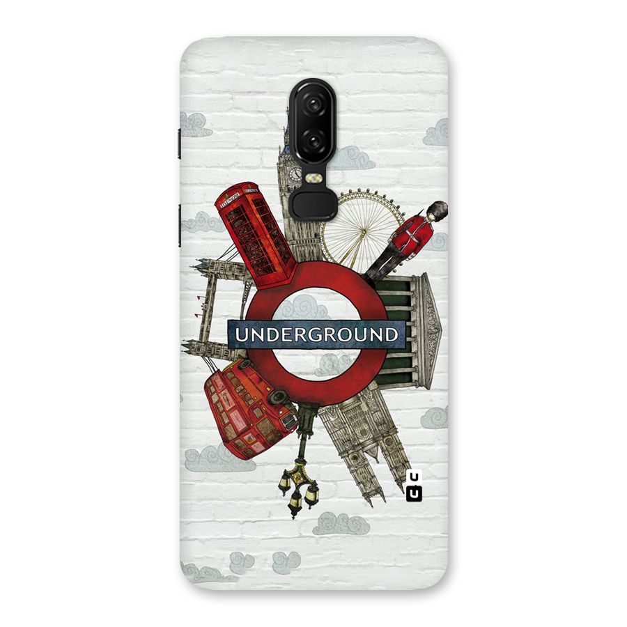 Underground Design Back Case for OnePlus 6