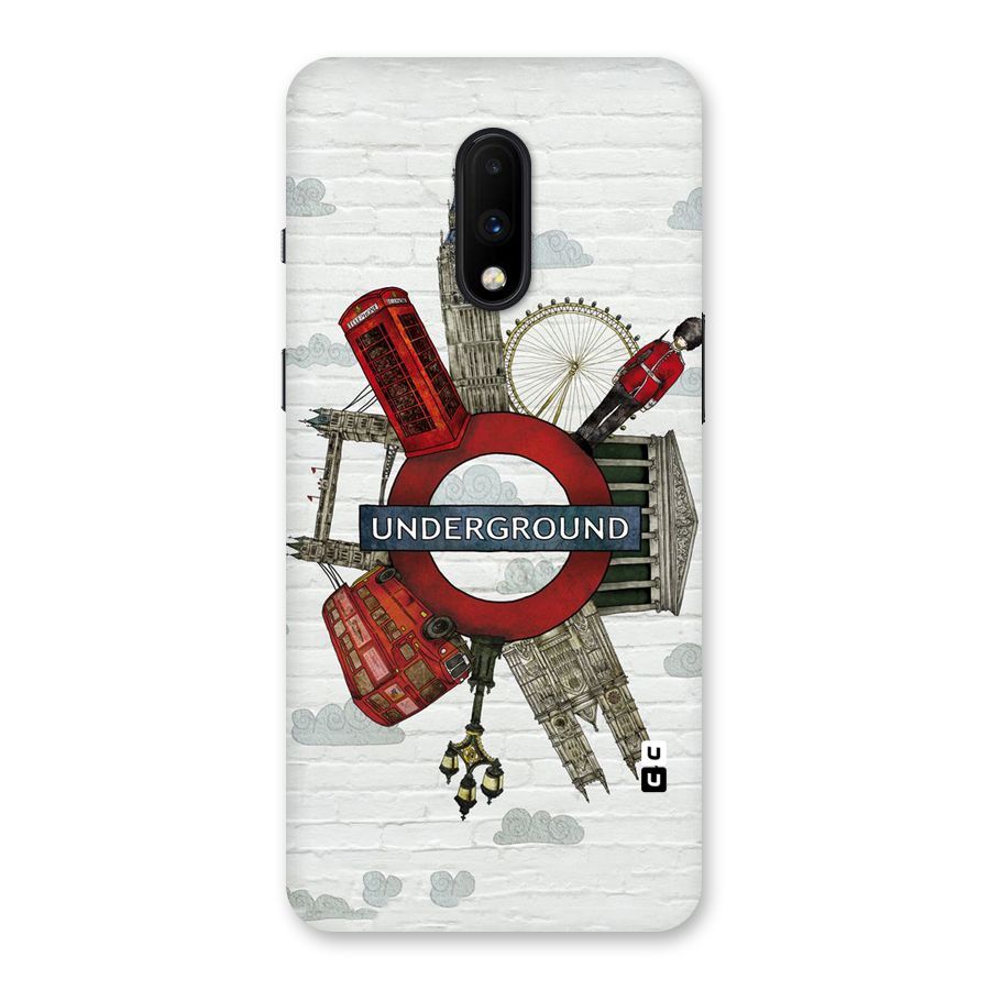 Underground Design Back Case for OnePlus 7