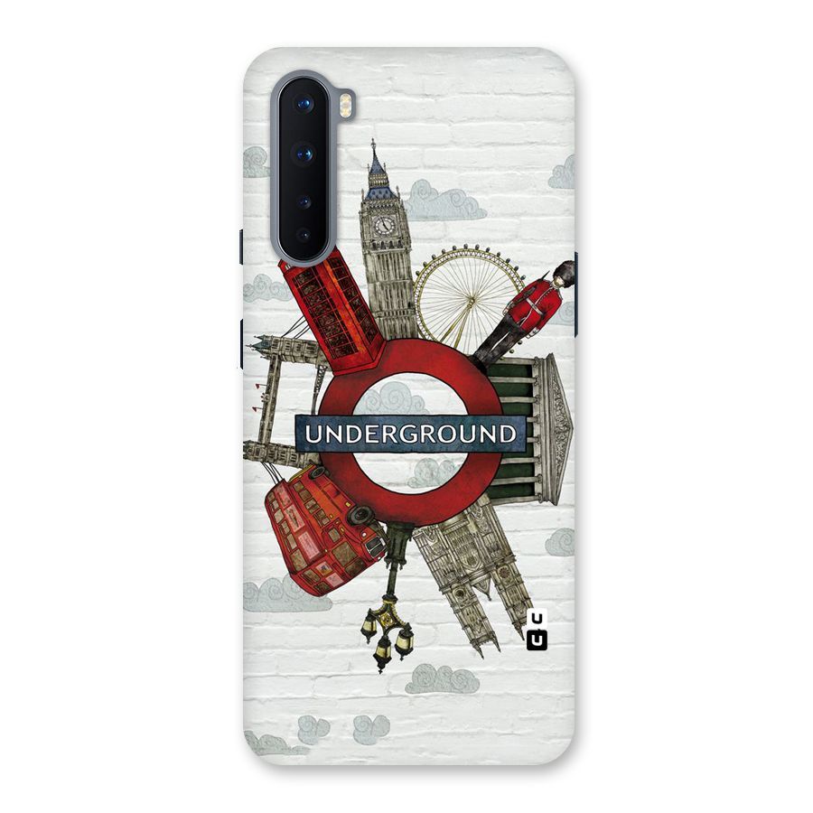 Underground Design Back Case for OnePlus Nord