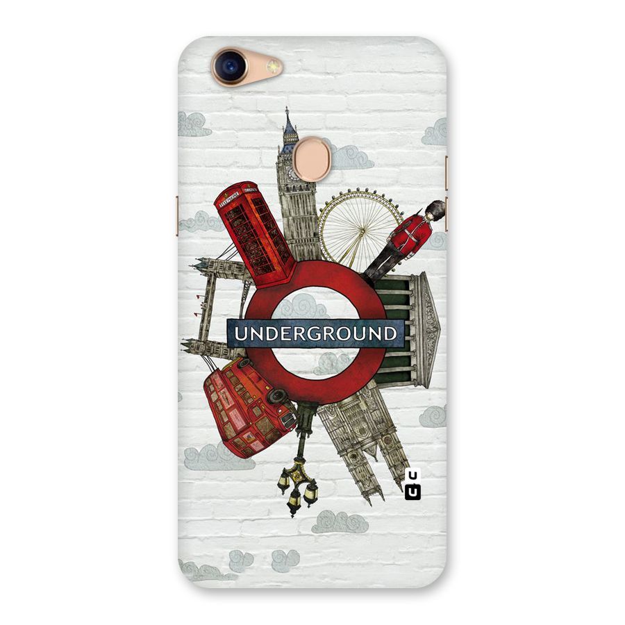 Underground Design Back Case for Oppo F5 Youth
