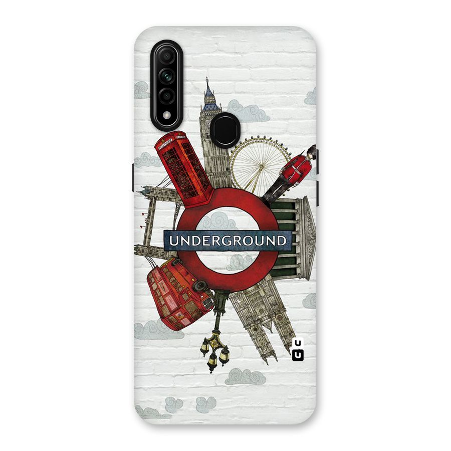 Underground Design Back Case for Oppo A31