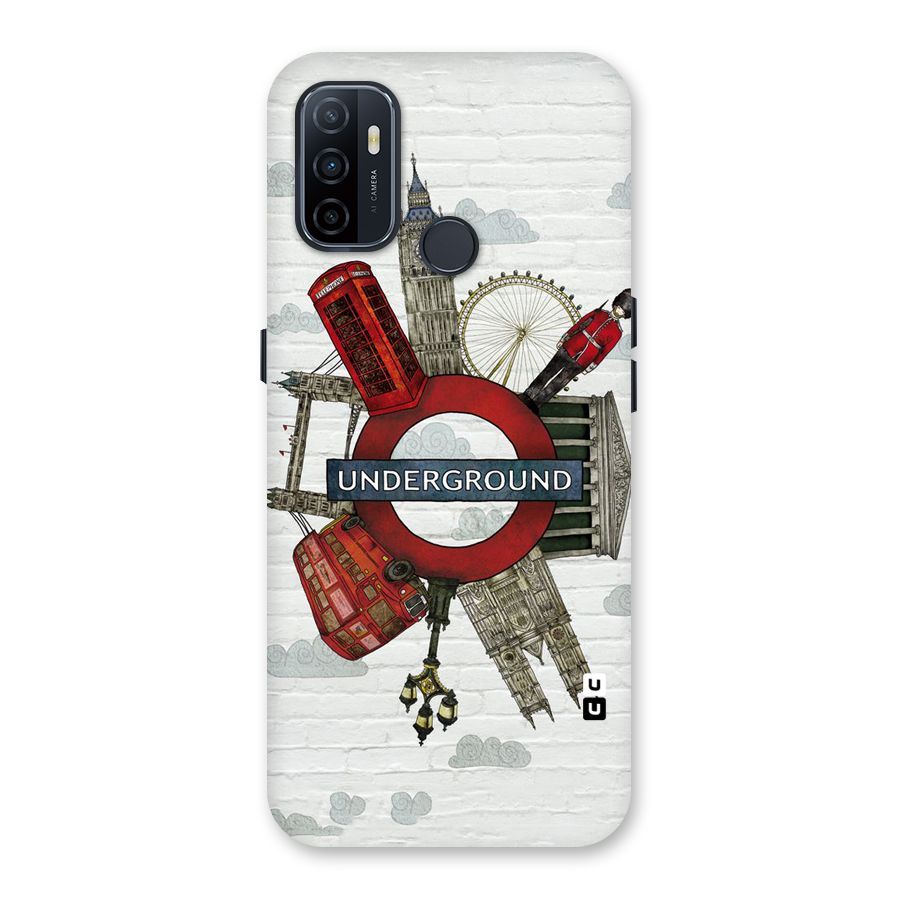 Underground Design Back Case for Oppo A32