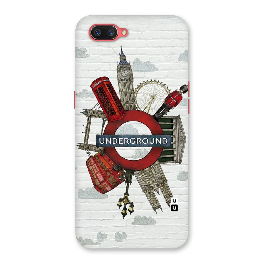 Underground Design Back Case for Oppo A3s