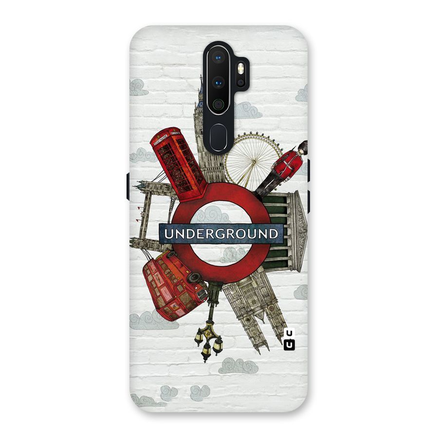 Underground Design Back Case for Oppo A5 (2020)