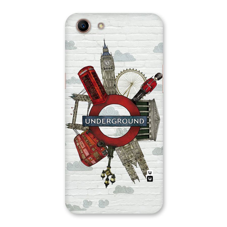 Underground Design Back Case for Oppo A83 (2018)