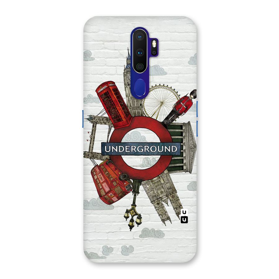 Underground Design Back Case for Oppo A9 (2020)