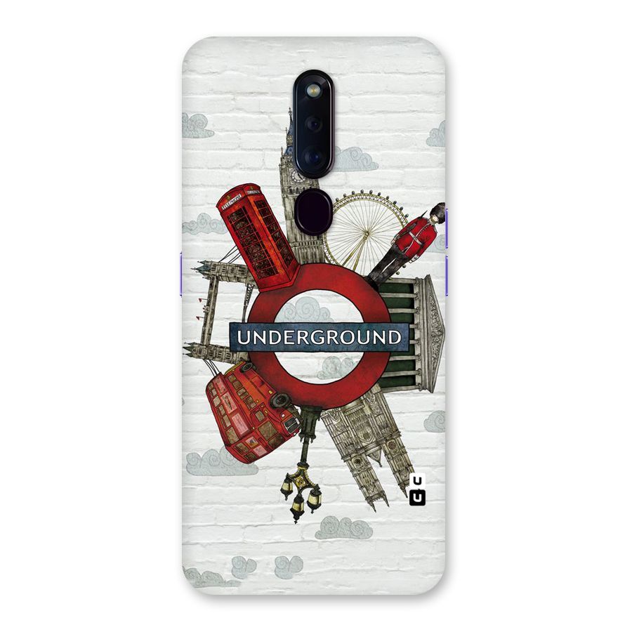 Underground Design Back Case for Oppo F11 Pro