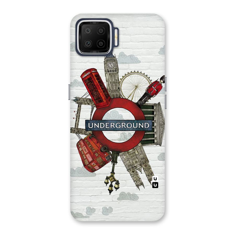 Underground Design Back Case for Oppo F17