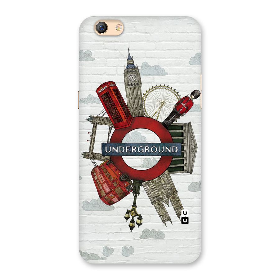 Underground Design Back Case for Oppo F3 Plus