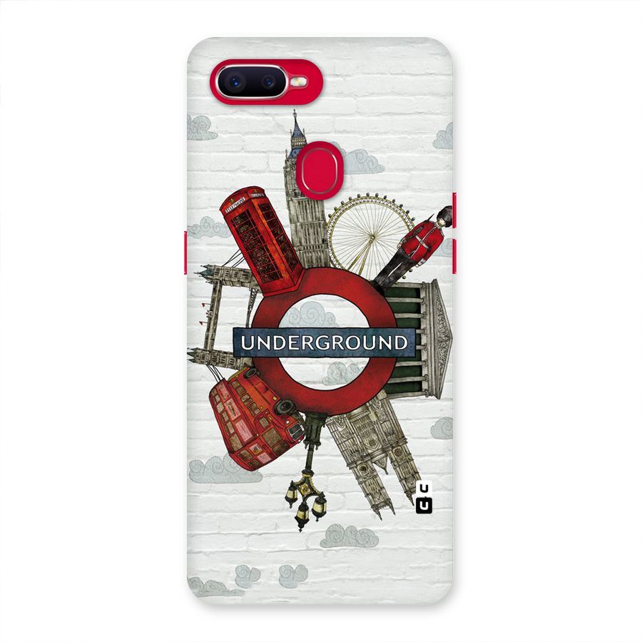 Underground Design Back Case for Oppo F9 Pro