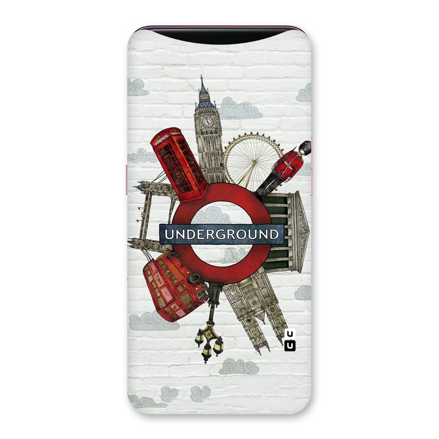 Underground Design Back Case for Oppo Find X