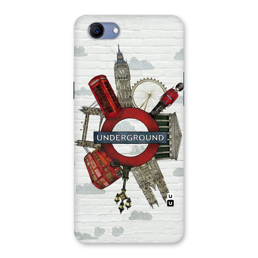 Underground Design Back Case for Oppo Realme 1