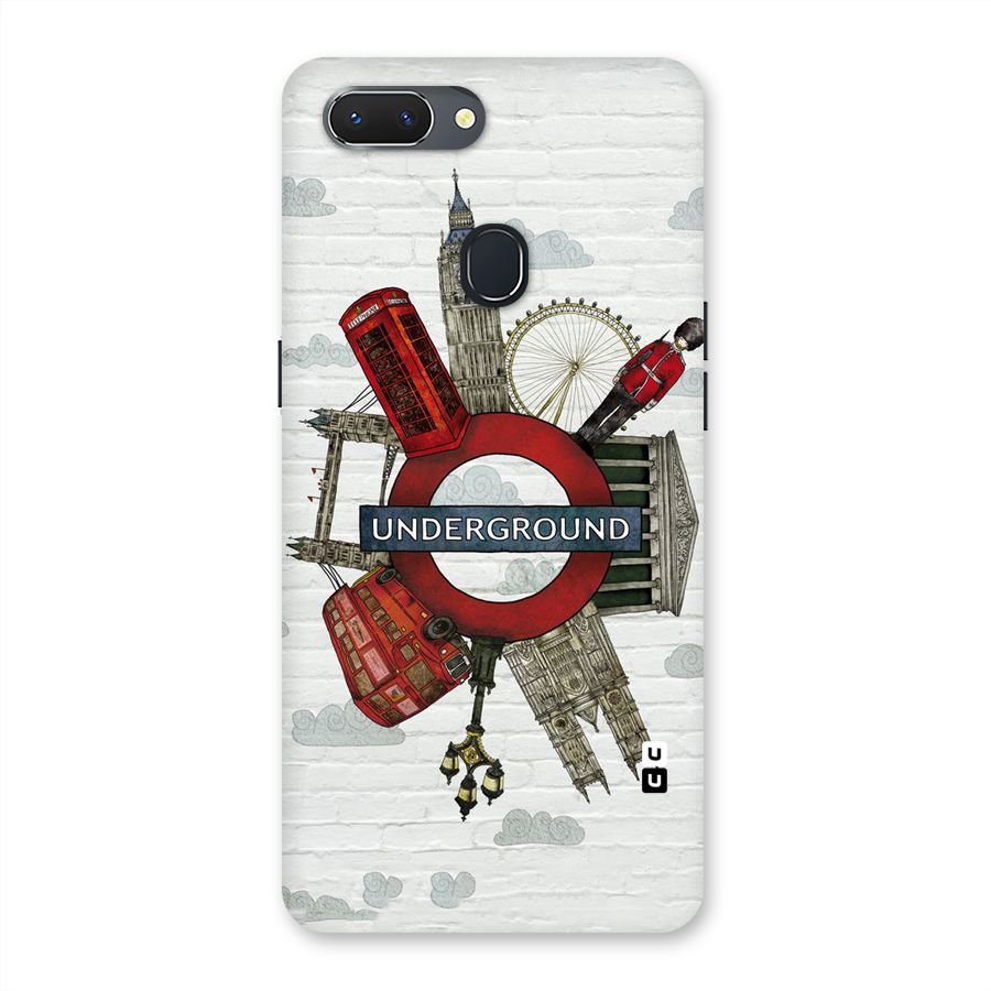 Underground Design Back Case for Oppo Realme 2