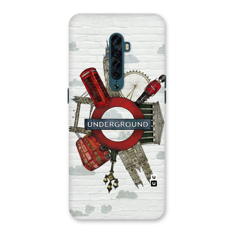 Underground Design Back Case for Oppo Reno2