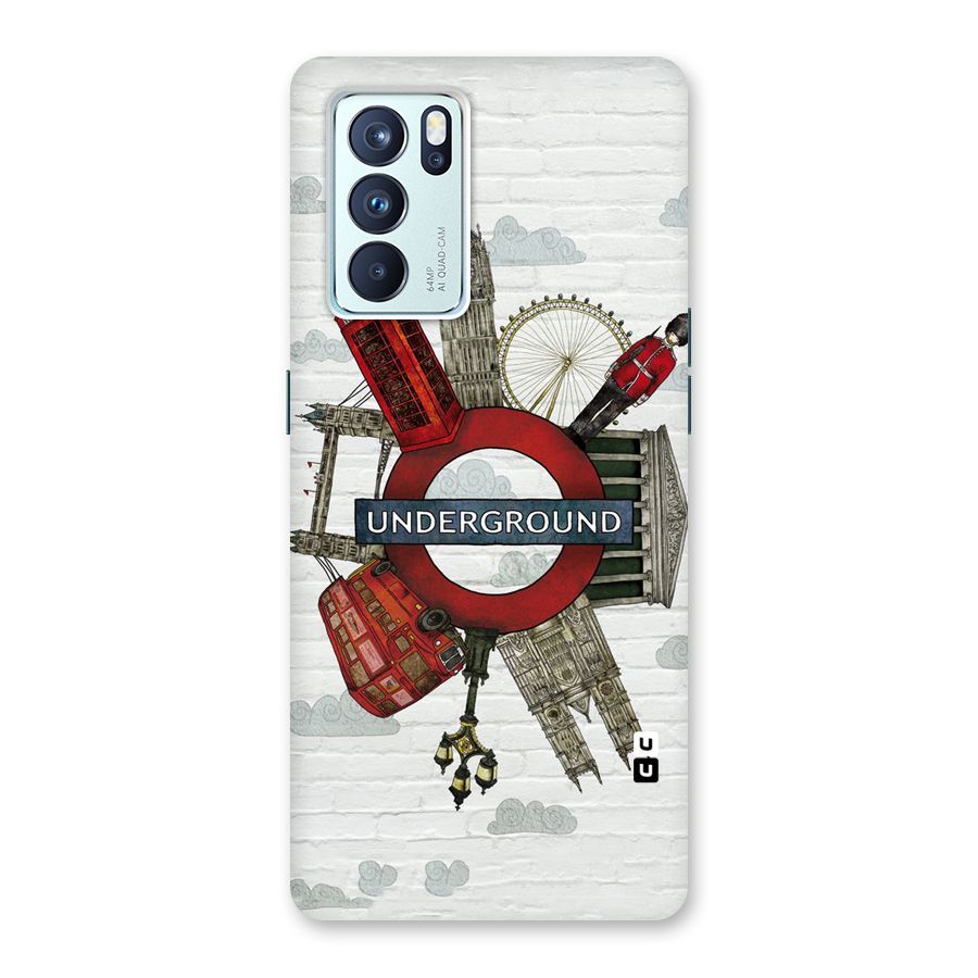 Underground Design Back Case for Oppo Reno6 Pro 5G