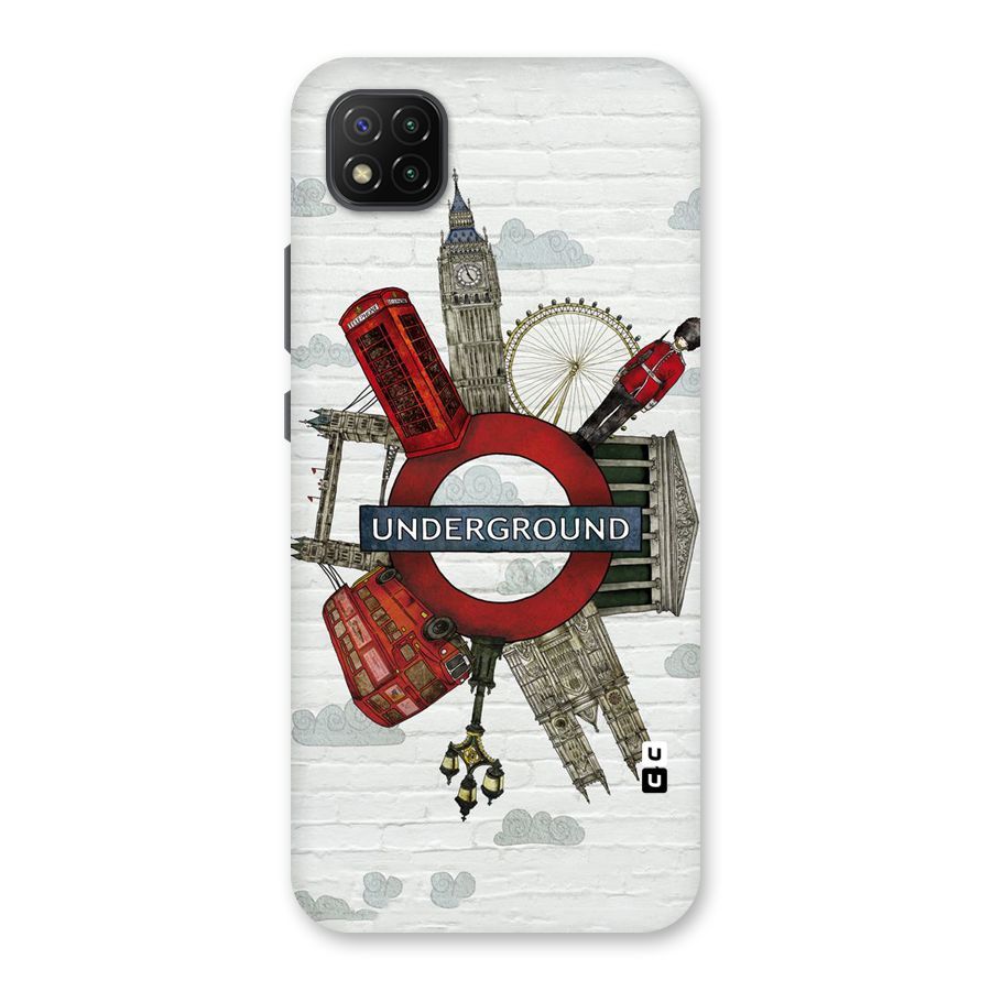 Underground Design Back Case for Poco C3