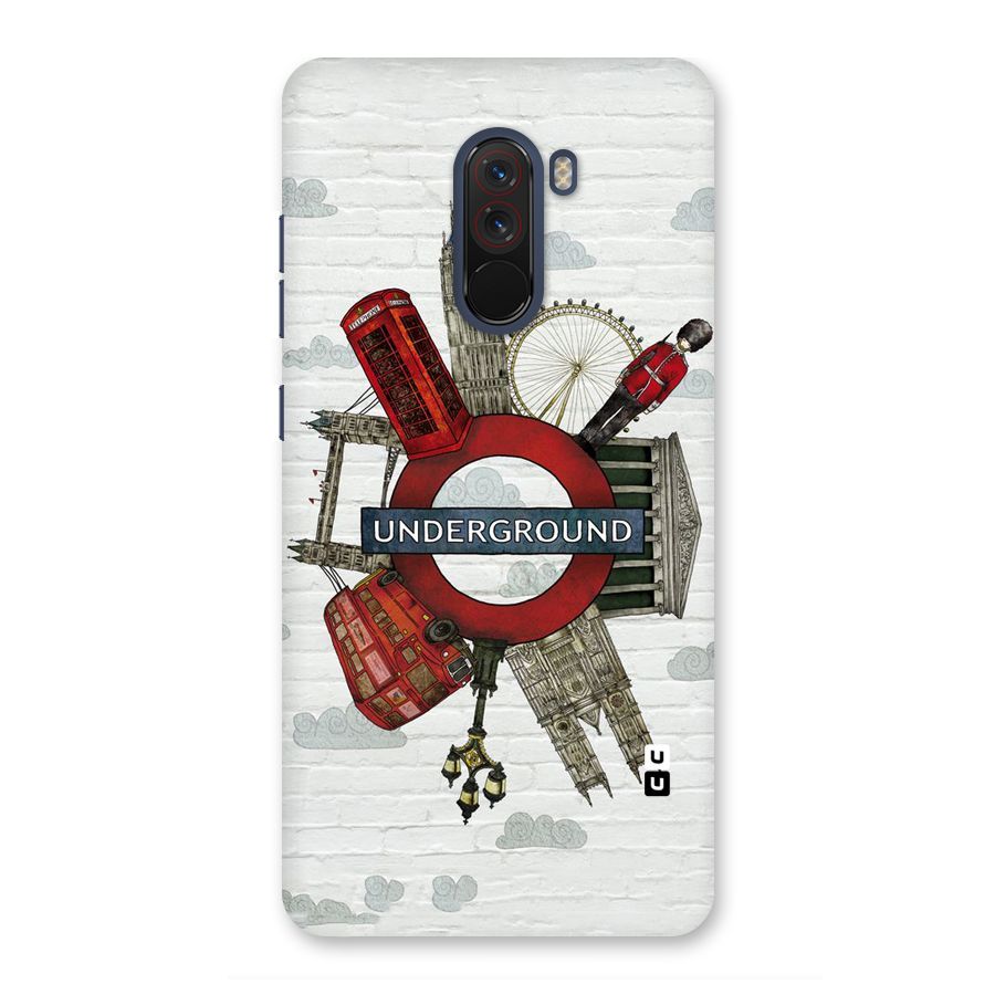 Underground Design Back Case for Poco F1