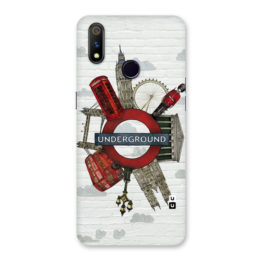 Underground Design Back Case for Realme 3 Pro