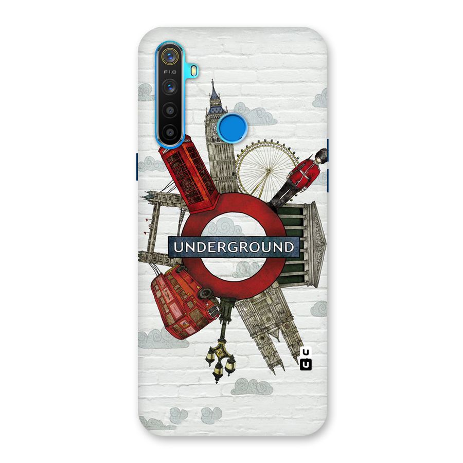 Underground Design Back Case for Realme 5