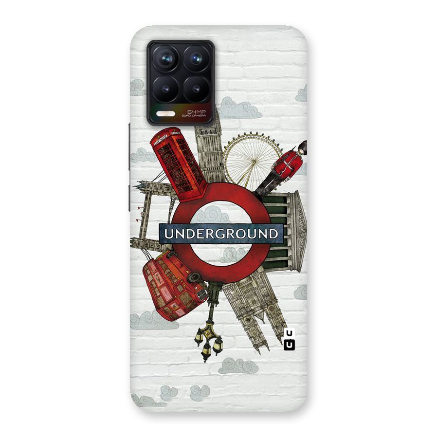 Underground Design Back Case for Realme 8