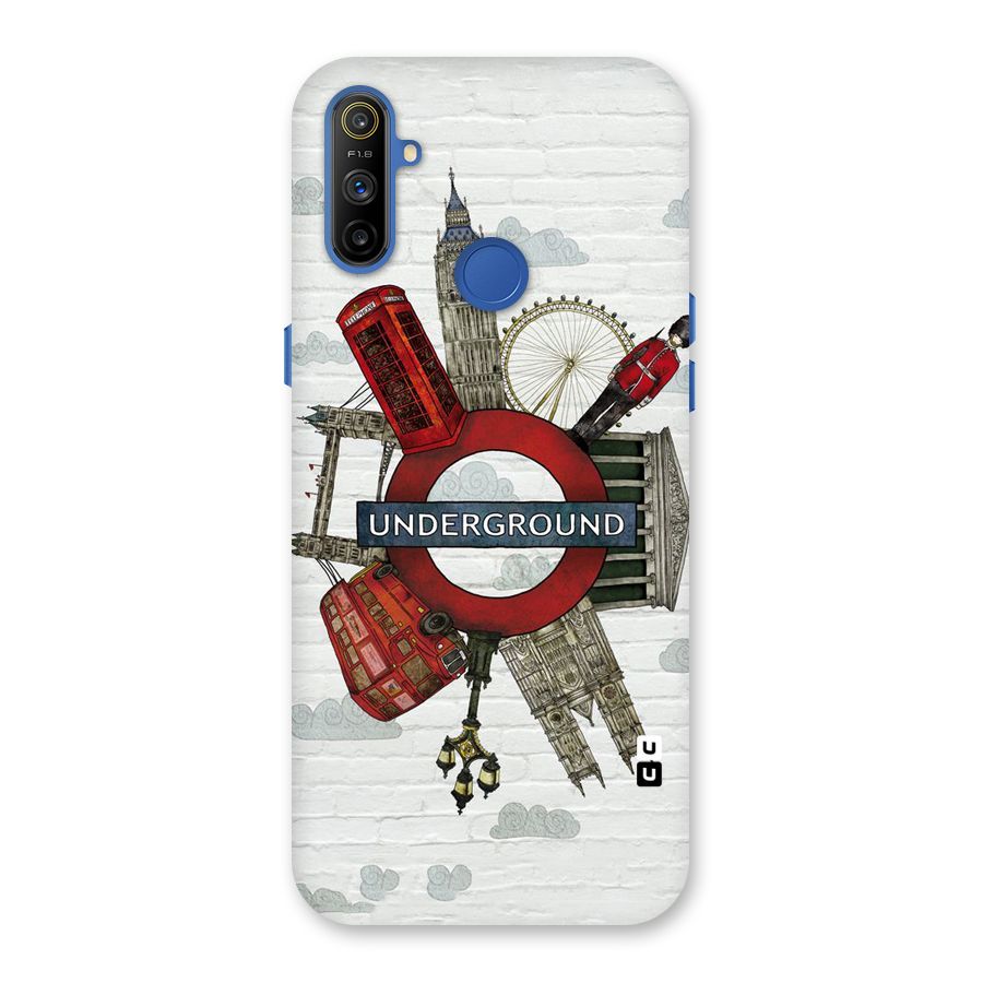 Underground Design Back Case for Realme Narzo 10A