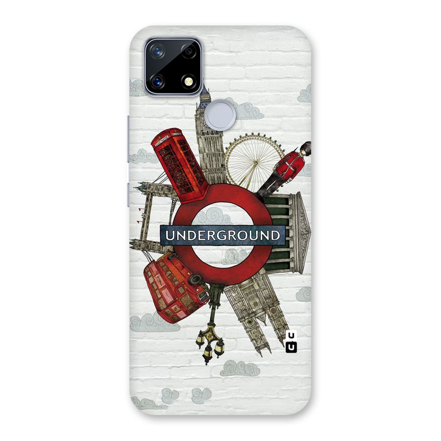 Underground Design Back Case for Realme Narzo 20