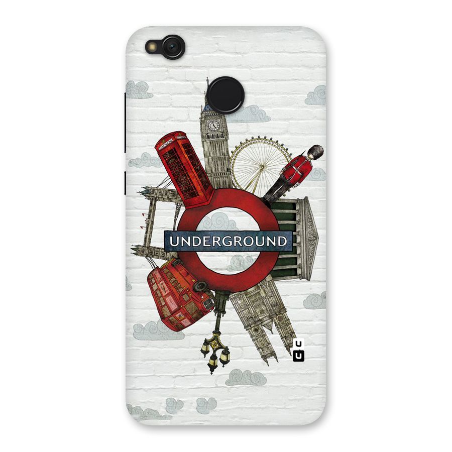 Underground Design Back Case for Redmi 4