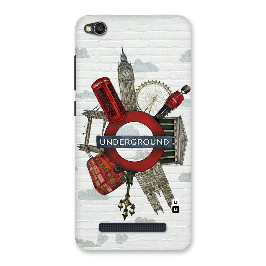 Underground Design Back Case for Redmi 4A