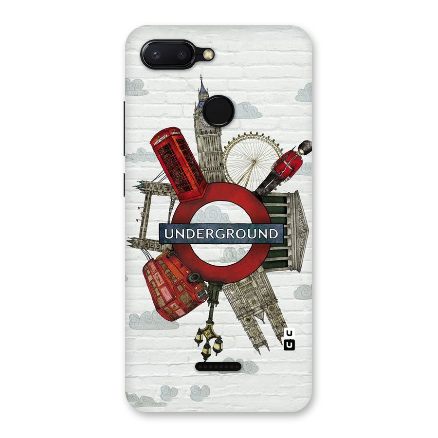Underground Design Back Case for Redmi 6