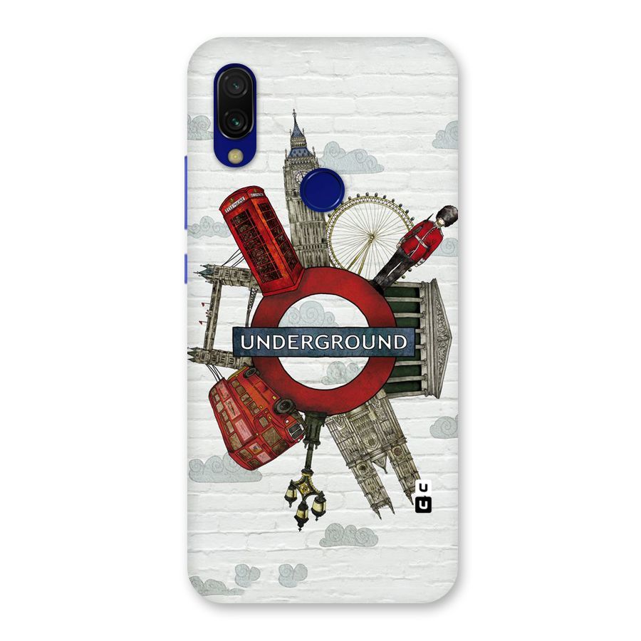 Underground Design Back Case for Redmi 7