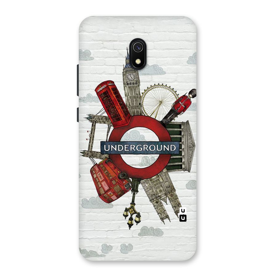 Underground Design Back Case for Redmi 8A