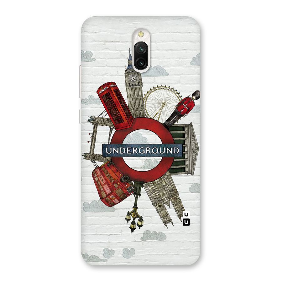 Underground Design Back Case for Redmi 8A Dual