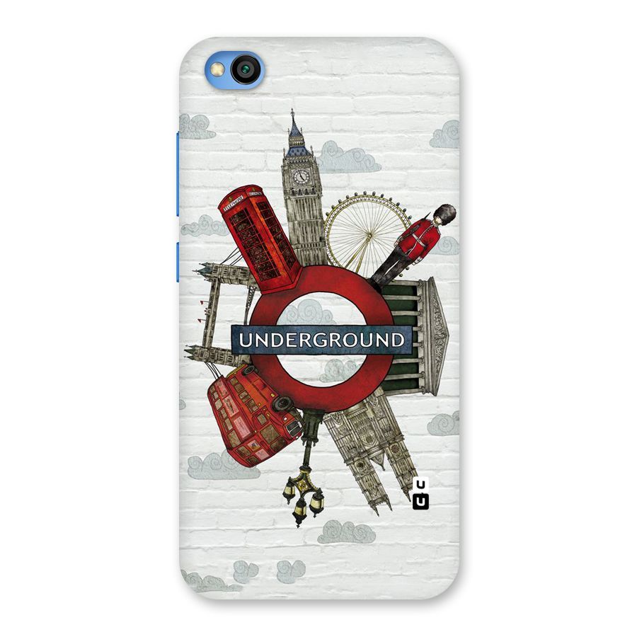 Underground Design Back Case for Redmi Go