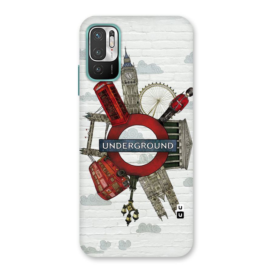 Underground Design Back Case for Redmi Note 10T 5G