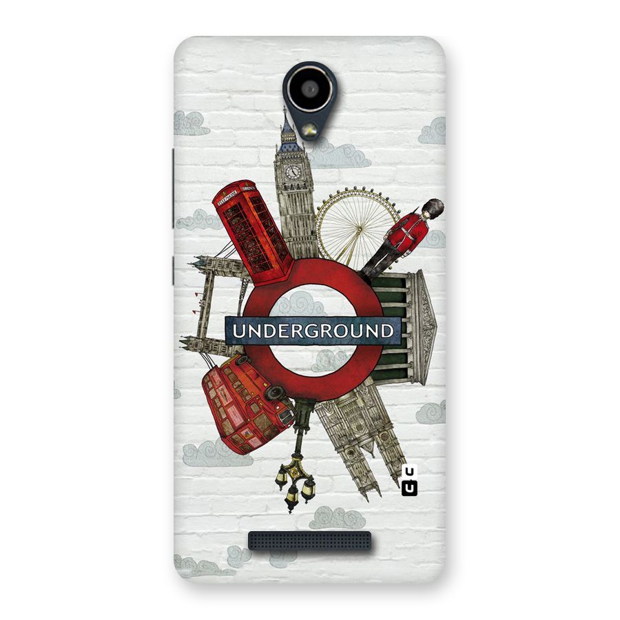 Underground Design Back Case for Redmi Note 2