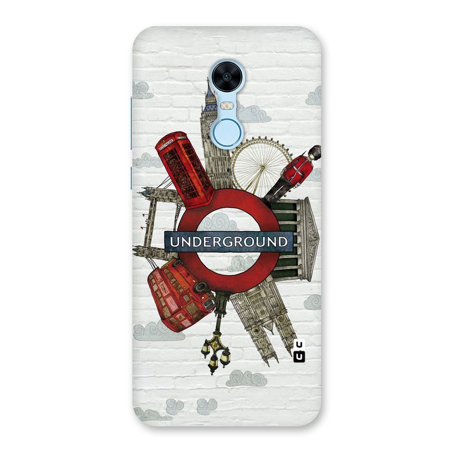 Underground Design Back Case for Redmi Note 5